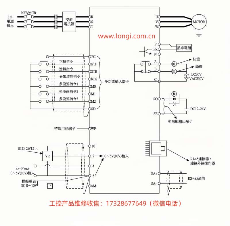 士林變頻器SE2系列標(biāo)準(zhǔn)配線圖.jpg 士林變頻器SE2系列標(biāo)準(zhǔn)配線圖.jpg